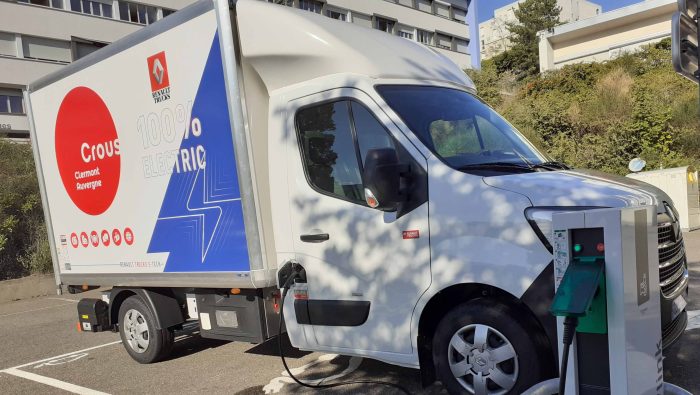 Camion 100% électrique - Crous Clermont Auvergne