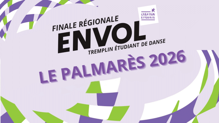 Le palmarès régional du tremplin de danse étudiant Envol 2026 est là ! 1 envol 2026
